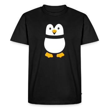 Pingouin Costume Carnaval Carnaval Animal Costume Drôle - T-shirt Premium bio Homme - noir - Devant - Nico (187cm)