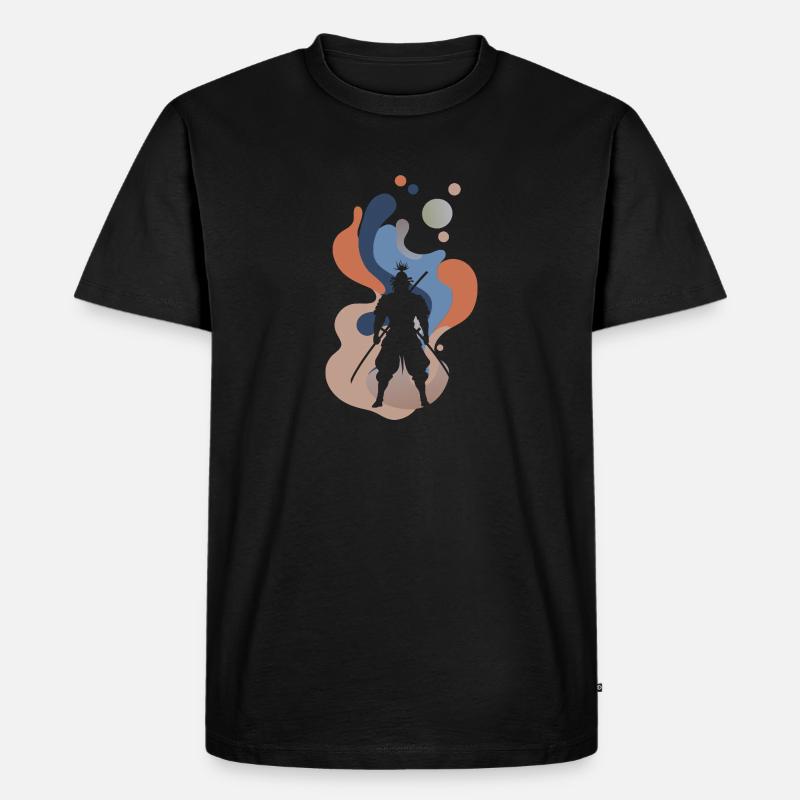 Épée de samouraï - T-shirt Premium bio Homme - noir