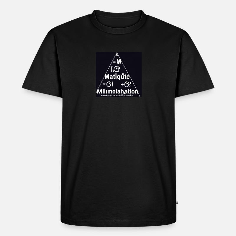 Mathe - Männer Premium Bio T-Shirt - undefined