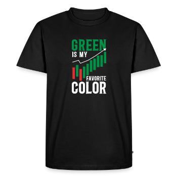 Trading Crypto Stock Market Investor Day Trader - Men's Premium Organic T-Shirt - black - Front - Nico (187cm)
