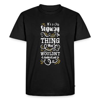 Scooter Segway Tour Fun Floating Board - Men's Premium Organic T-Shirt - black - Front - Nico (187cm)
