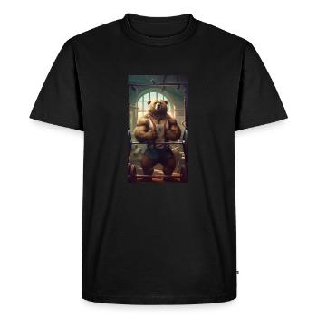 Formation - T-shirt Premium bio Homme - noir - Devant - Nico (187cm)