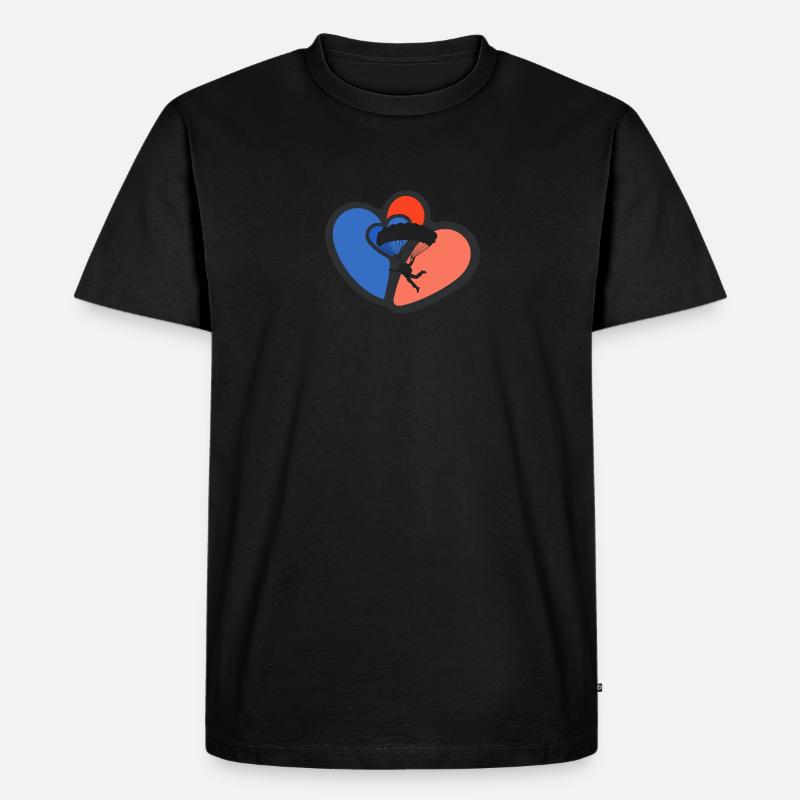 Parachuting Base Jumping - Männer Premium Bio T-Shirt - undefined