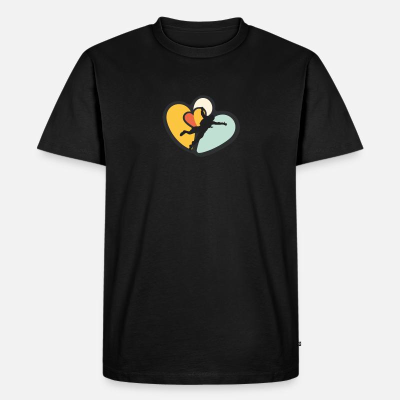 Parachuting Luft - Männer Premium Bio T-Shirt - undefined