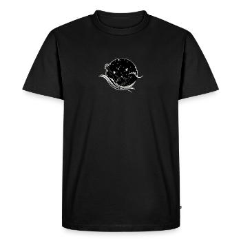 L’une pleine. Future maman - T-shirt Premium bio Homme - noir - Devant - Nico (187cm)