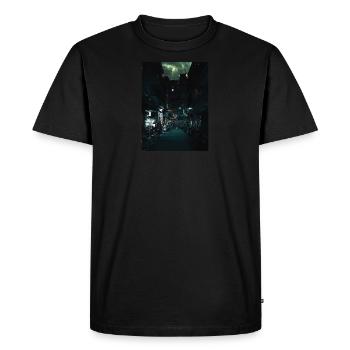 NightSky - T-shirt Premium bio Homme - noir - Devant - Nico (187cm)