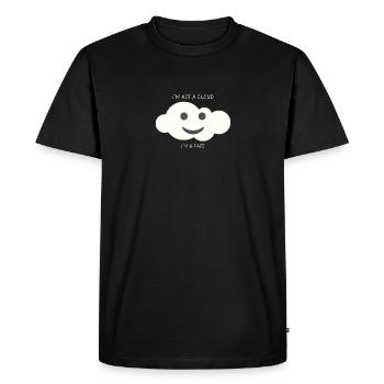 Je suis un pet - T-shirt Premium bio Homme - noir - Devant - Nico (187cm)