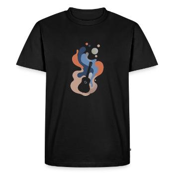 Guitare Basse Shouter - T-shirt Premium bio Homme - noir - Devant - Nico (187cm)