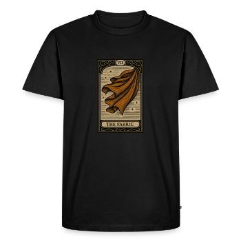 Tarot Tailoring the Flowing Fabric - Men's Premium Organic T-Shirt - black - Front - Nico (187cm)
