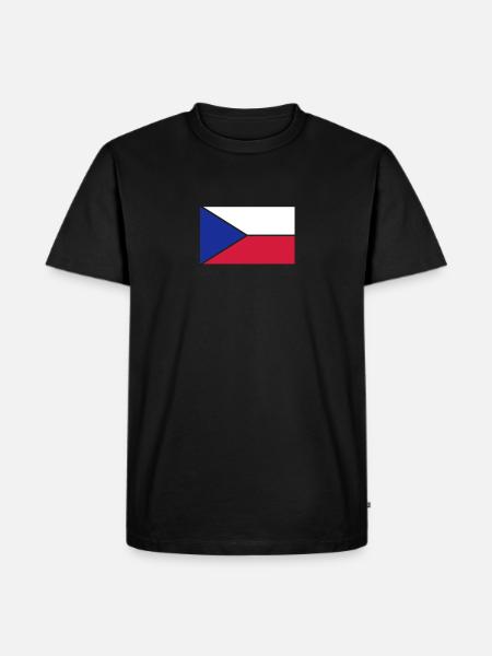 tschechien_50 - Männer Premium Bio T-Shirt - Schwarz