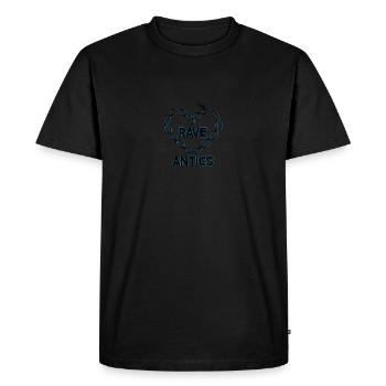 Techno Touriste Alien DJ Rave EDM Festival Tenue - T-shirt Premium bio Homme - noir - Devant - Nico (187cm)