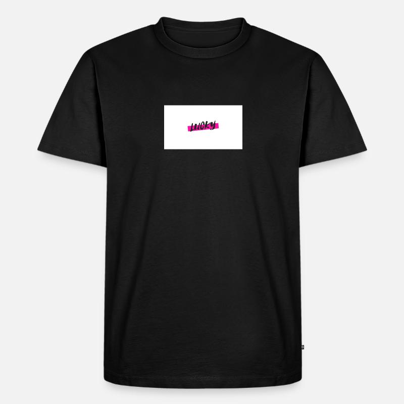 lucky - Männer Premium Bio T-Shirt - undefined
