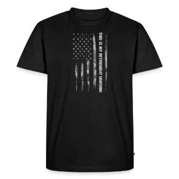 This Is My Retirement Uniform - Men's Premium Organic T-Shirt - black - Front - Nico (187cm)