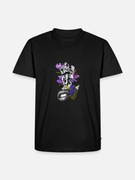 An explosion of colour - Men's Premium Organic T-Shirt - black