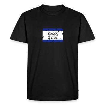 MG Zaros - T-shirt Premium bio Homme - noir - Devant - Nico (187cm)