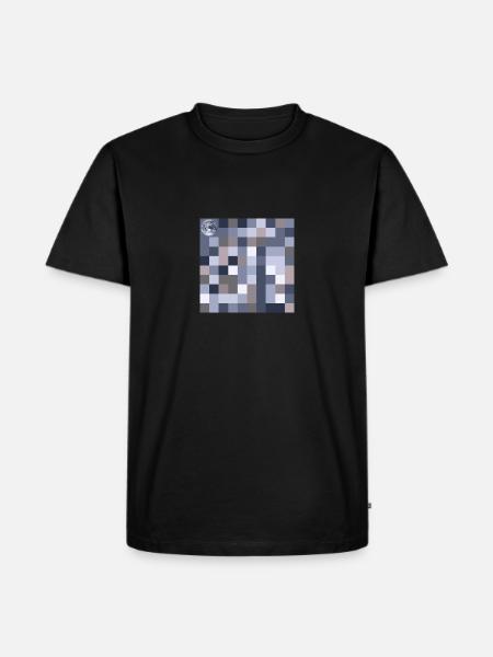 Pi mit Erdkugel - Männer Premium Bio T-Shirt - Schwarz