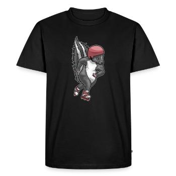 Skunk Inline skating Inline skates - Men's Premium Organic T-Shirt - black - Front - Nico (187cm)