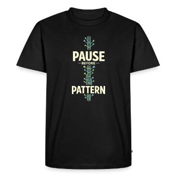 Guérison somatique Thérapie somatique - T-shirt Premium bio Homme - noir - Devant - Nico (187cm)