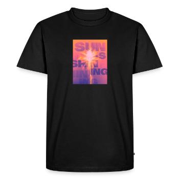 Sun is Shining - T-shirt Premium bio Homme - noir - Devant - Nico (187cm)