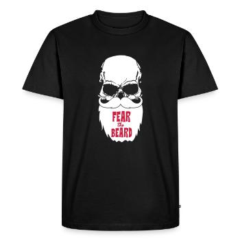 Fear the beard - T-shirt Premium bio Homme - noir - Devant - Nico (187cm)