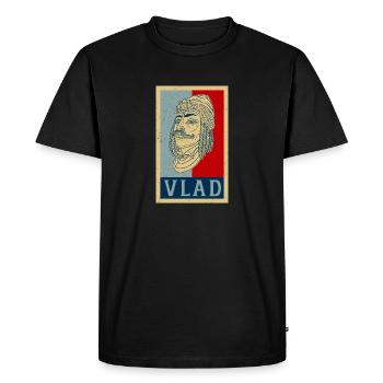 Vlad Tepes Dracula Vampire Romania Saying - Men's Premium Organic T-Shirt - black - Front - Nico (187cm)
