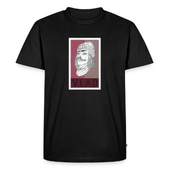 Vlad Tepes Dracula Vampire Romania Saying - Men's Premium Organic T-Shirt - black - Front - Nico (187cm)