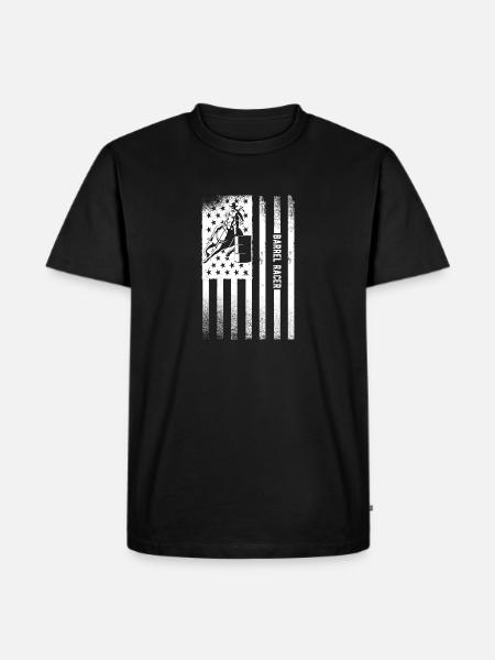 Course de barils - T-shirt Premium bio Homme - noir