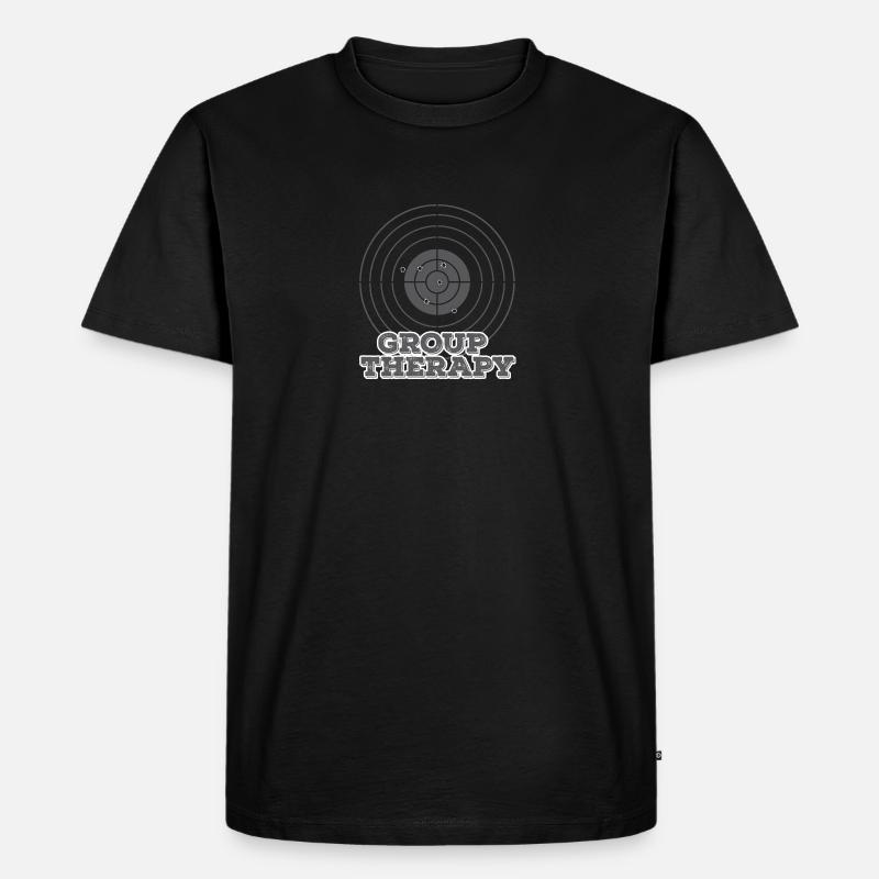 Polizei: Group Therapy - Männer Premium Bio T-Shirt - Schwarz