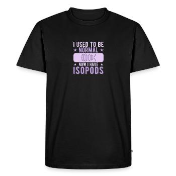Soins isopodes pour animaux de compagnie Iétamorphose Invertébrés marins - T-shirt Premium bio Homme - noir - Devant - Nico (187cm)