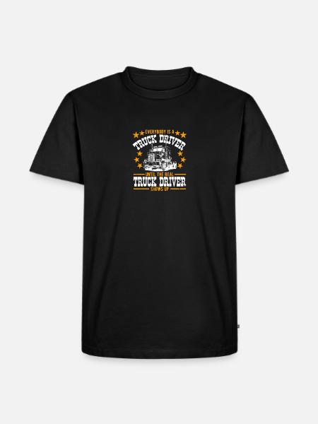Truck Driver Essentials - Männer Premium Bio T-Shirt - Schwarz