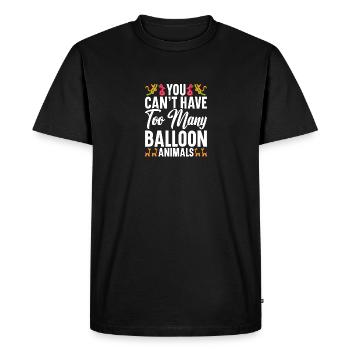Balloon Twisting Kit Professional Balloon Animal - Men's Premium Organic T-Shirt - black - Front - Nico (187cm)