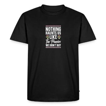 Pansy Seeds Pansies for Outdoors Pansy Flower - Men's Premium Organic T-Shirt - black - Front - Nico (187cm)