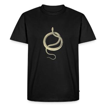 serpent - T-shirt Premium bio Homme - noir - Devant - Nico (187cm)