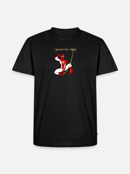 Alsace sauerkraut man - Men's Premium Organic T-Shirt - black