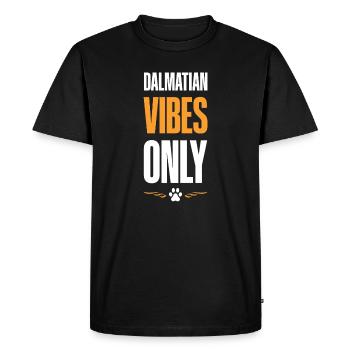 Dalmatian Vibes uniquement - T-shirt Premium bio Homme - noir - Devant - Nico (187cm)
