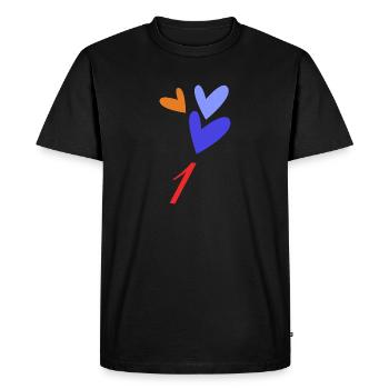 1. 1 YEAR. 1ST ANNIVERSARY. BIRTHDAY 1 YEAR - Men's Premium Organic T-Shirt - black - Front - Nico (187cm)