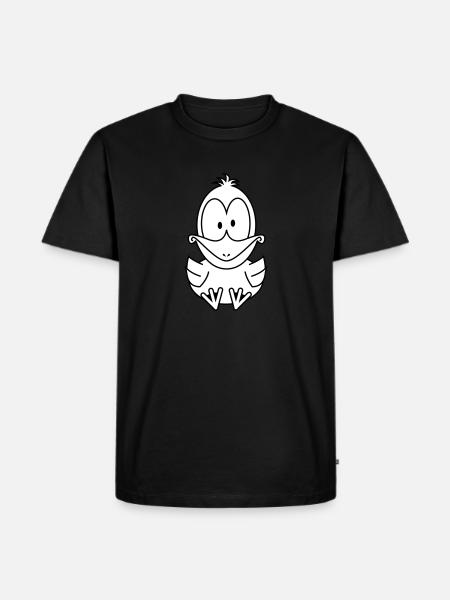 Wakke - Männer Premium Bio T-Shirt - Schwarz