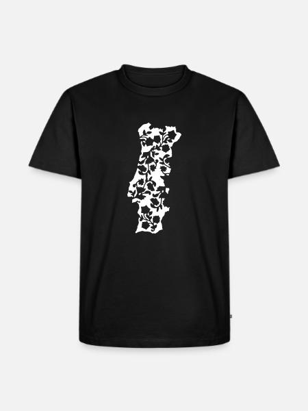 Portugal - Männer Premium Bio T-Shirt - Schwarz
