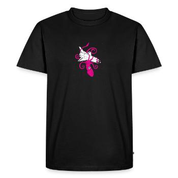 Squid vs Space Shuttle - T-shirt Premium bio Homme - noir - Devant - Nico (187cm)