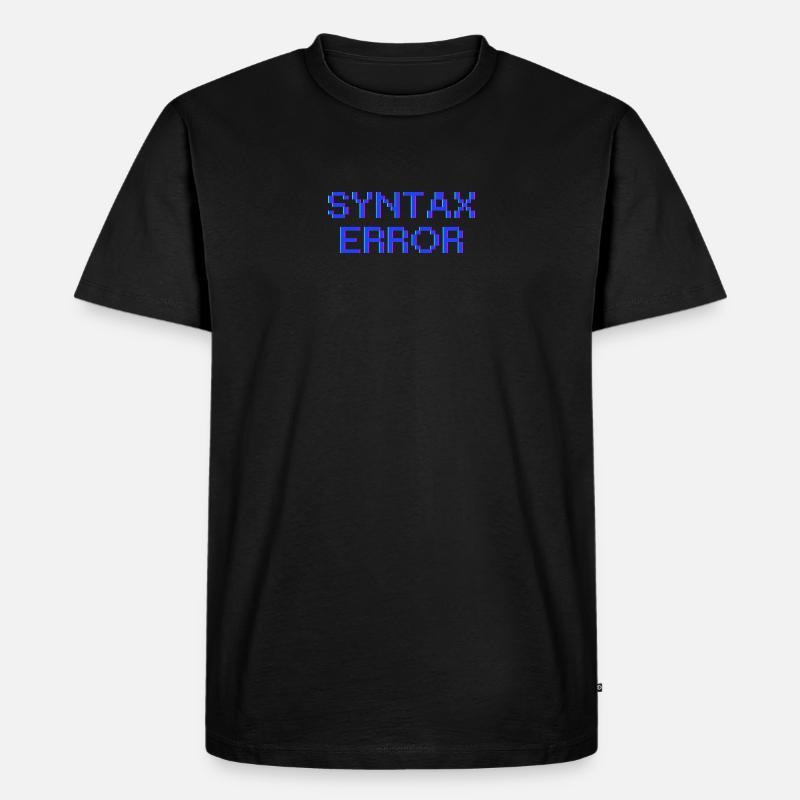 Syntax Error - Men's Premium Organic T-Shirt - black