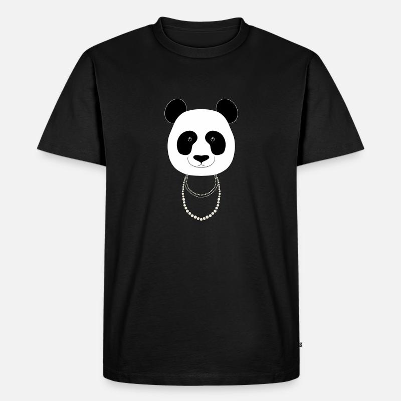 Coco Panel by Pandalicious.Me - Männer Premium Bio T-Shirt - Schwarz