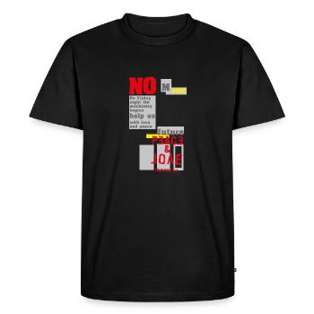 Pas de magie - T-shirt Premium bio Homme - noir - Devant - Nico (187cm)