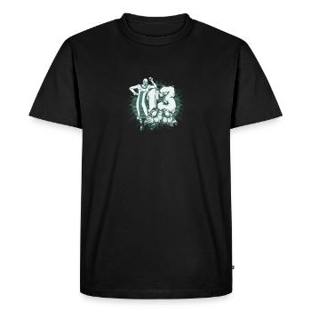 pitre 13 - T-shirt Premium bio Homme - noir - Devant - Nico (187cm)