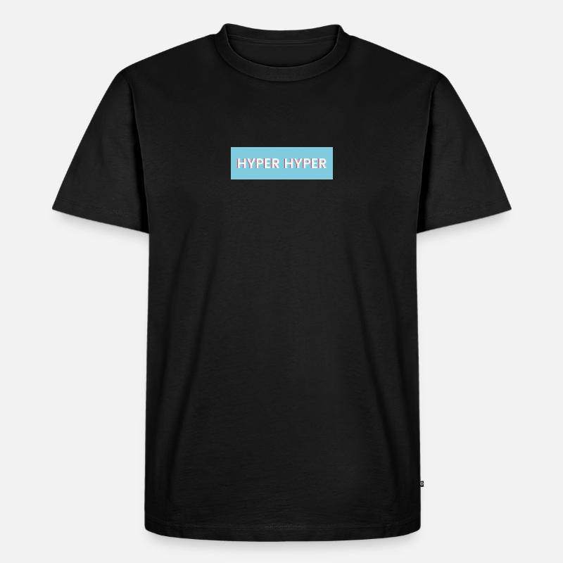 HYPER HYPER Pixel - Männer Premium Bio T-Shirt - Schwarz