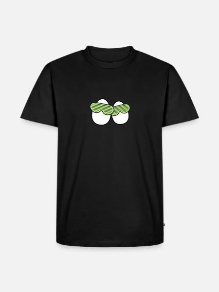 Funky Eggs - T-shirt Premium bio Homme - noir