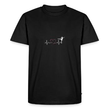 Danseuse de ballet Cadeau Ballerine Ballet Tenue - T-shirt Premium bio Homme - noir - Devant - Nico (187cm)