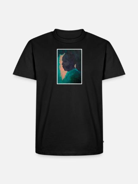 Original Kunstdruck "Heir" - Männer Premium Bio T-Shirt - Schwarz
