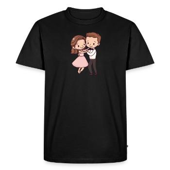 Dancing Ball Dance Flamenco - Men's Premium Organic T-Shirt - black - Front - Nico (187cm)