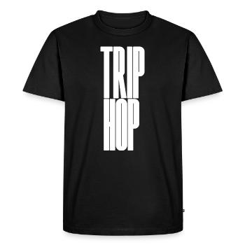 Trip Hop - Men's Premium Organic T-Shirt - black - Front - Nico (187cm)