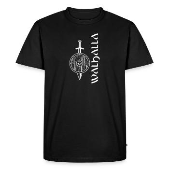 Valhalla Viking Vikings Bjoern côté fer - T-shirt Premium bio Homme - noir - Devant - Nico (187cm)